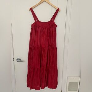 Horses Atelier size 1 Red Tiered Dress